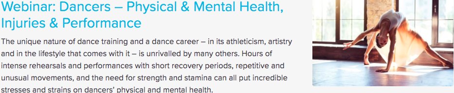 Dance Webinar